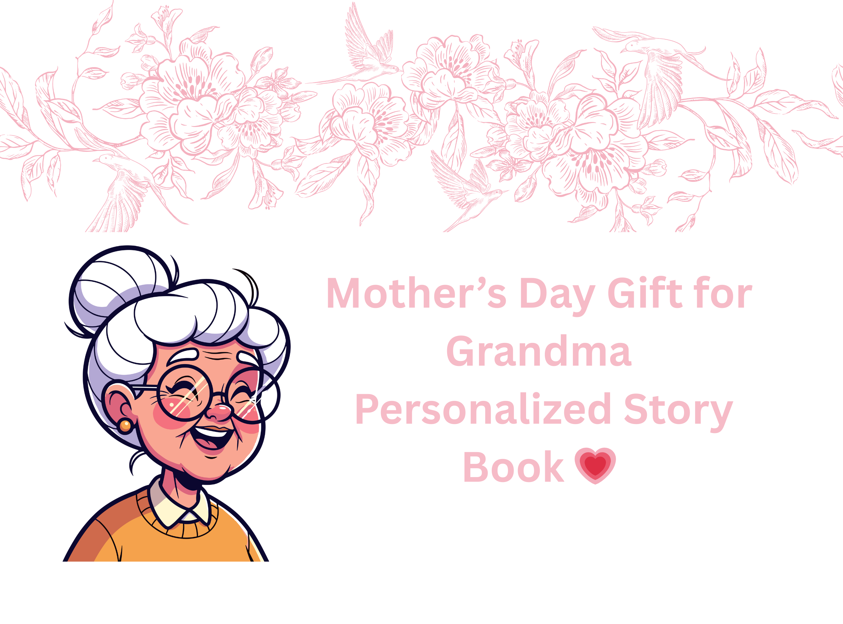 Grandma Mother's Day Personalized Story Book