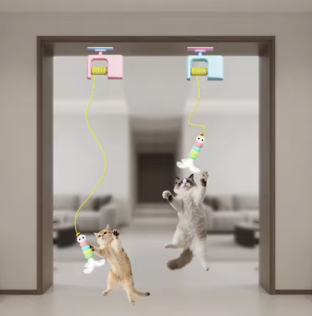 Automatic Cat Toy for Doorways