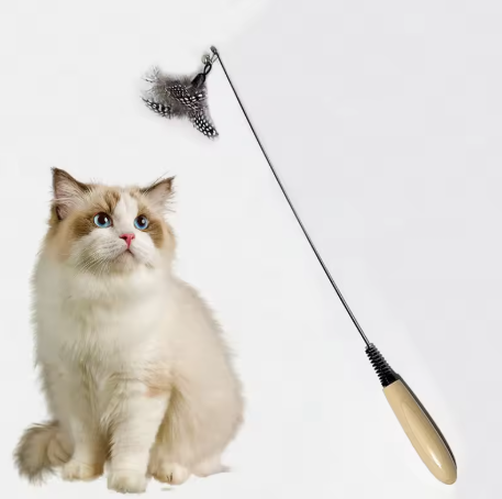 Feather Cat Teaser Wand