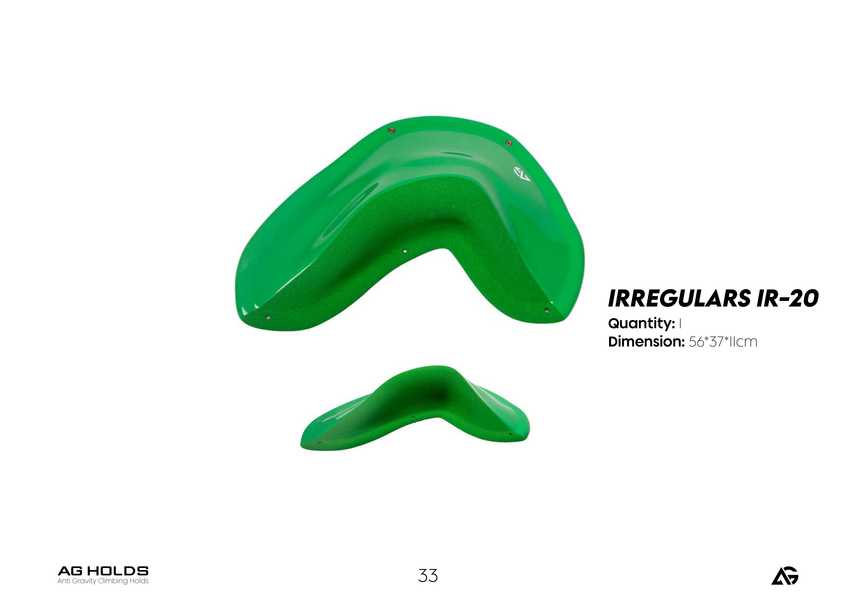 AG HOLDS IRREGULARS IR-20