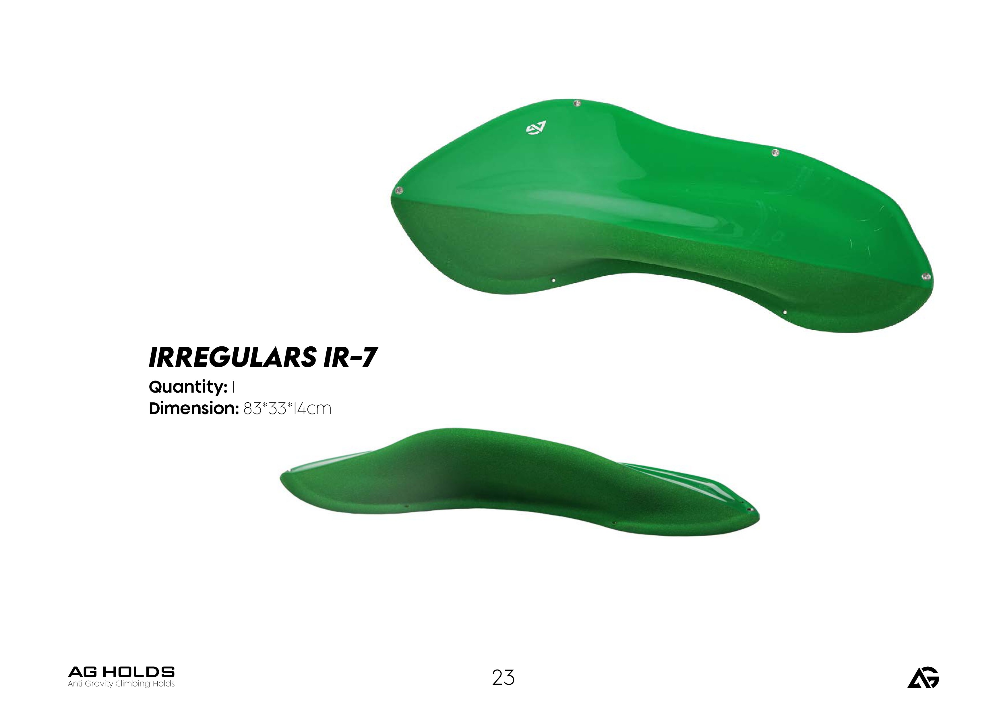 AG HOLDS IRREGULARS IR-7