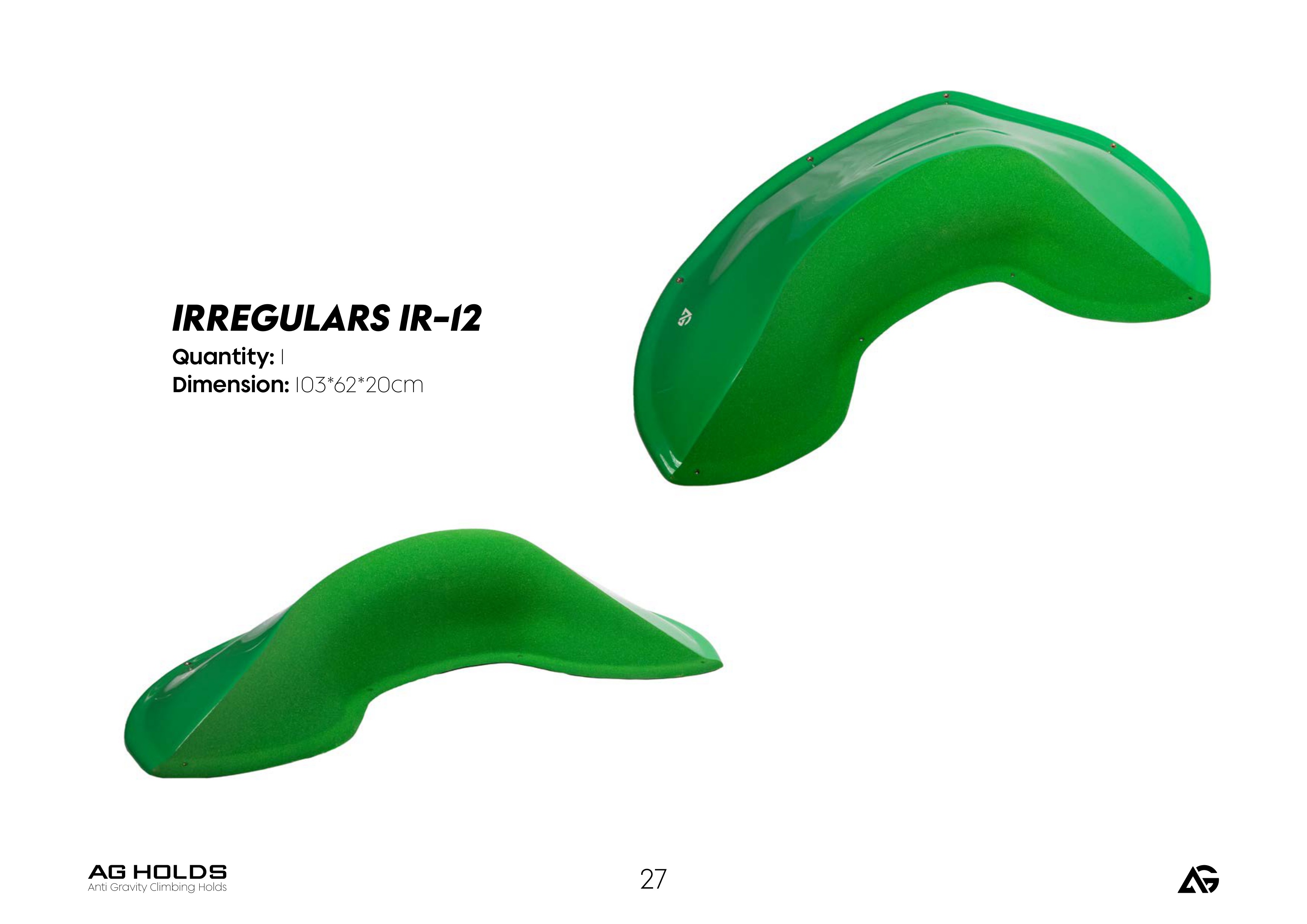 AG HOLDS IRREGULARS IR-12