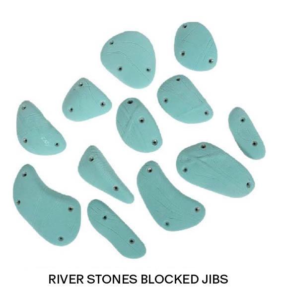 DECOY RIVER STONES BLOCKED EDGES B