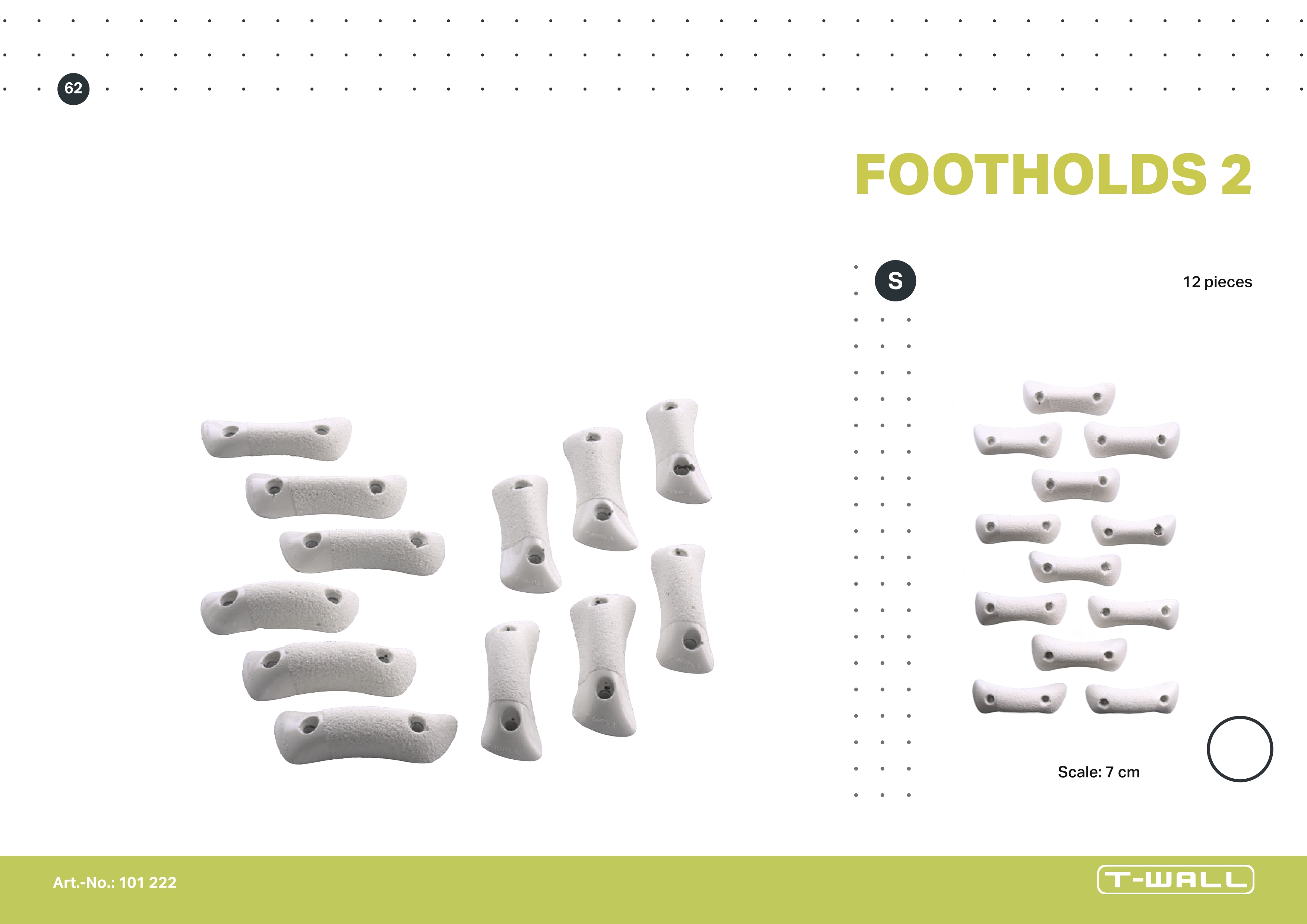 T-WALL BONES (PU) FOOTHOLDS 2