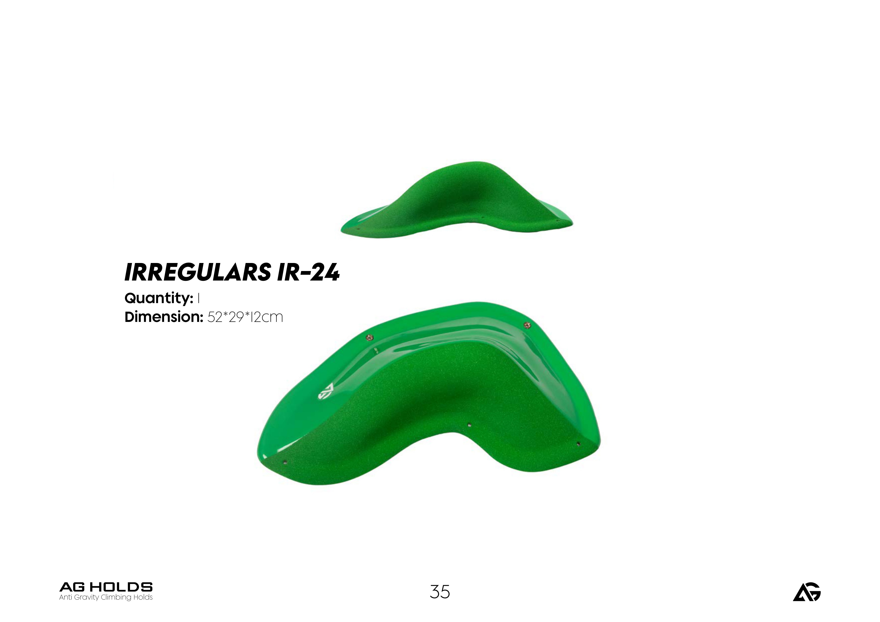 AG HOLDS IRREGULARS IR-24