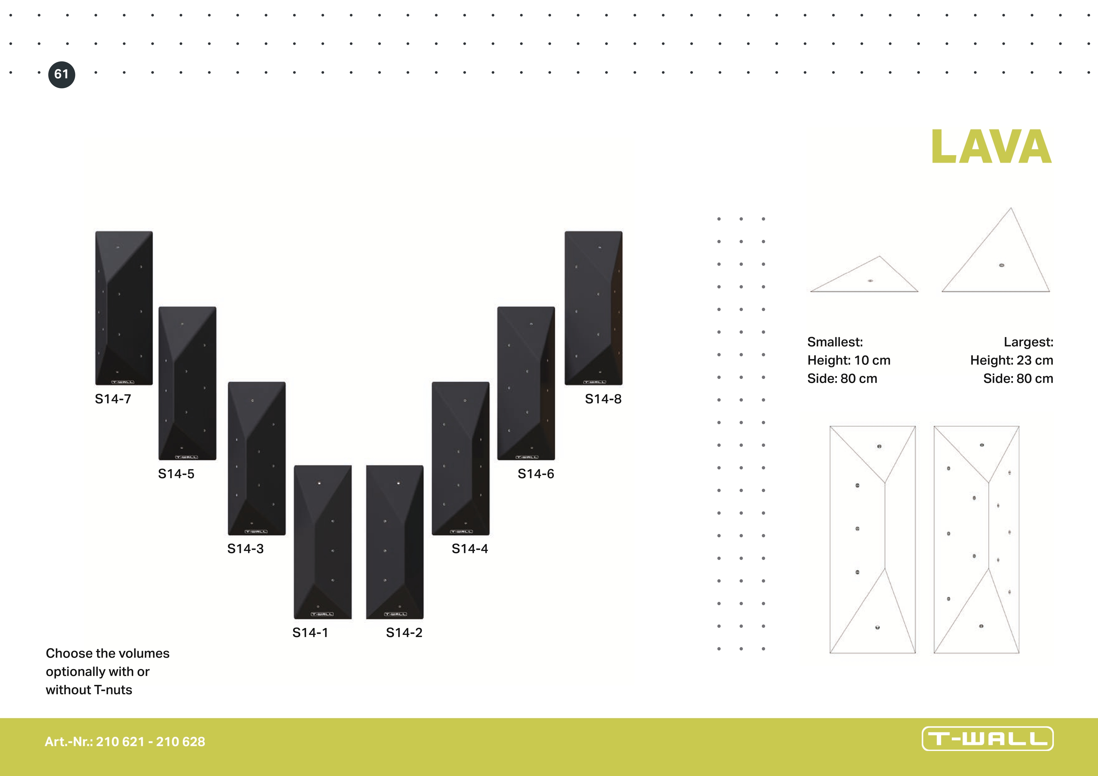 T-WALL CATARI LAVA S14-7