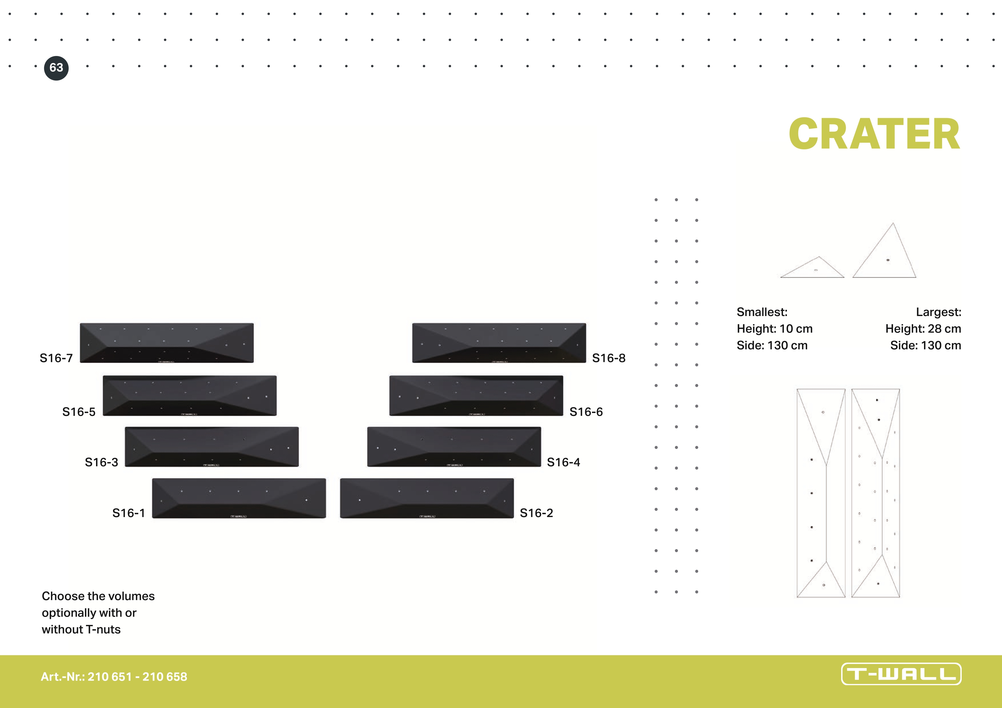 T-WALL CATARI CRATER S16-2