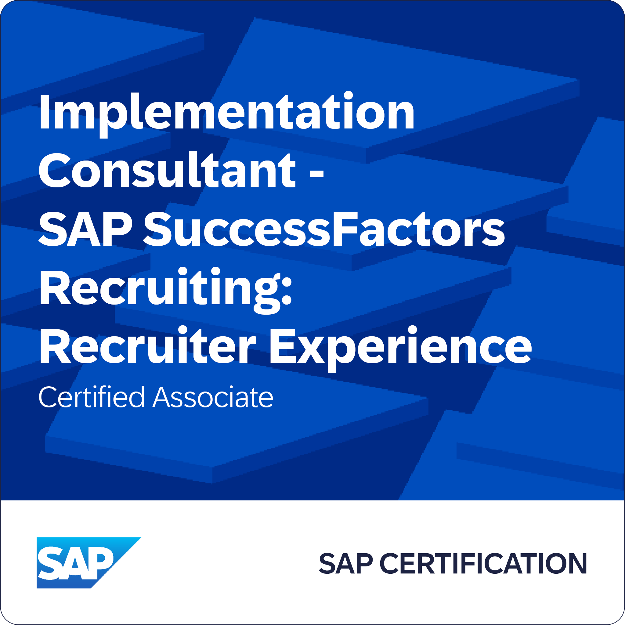 Consultant en implémentation - SAP SuccessFactors Recruiting : Expérience recruteur