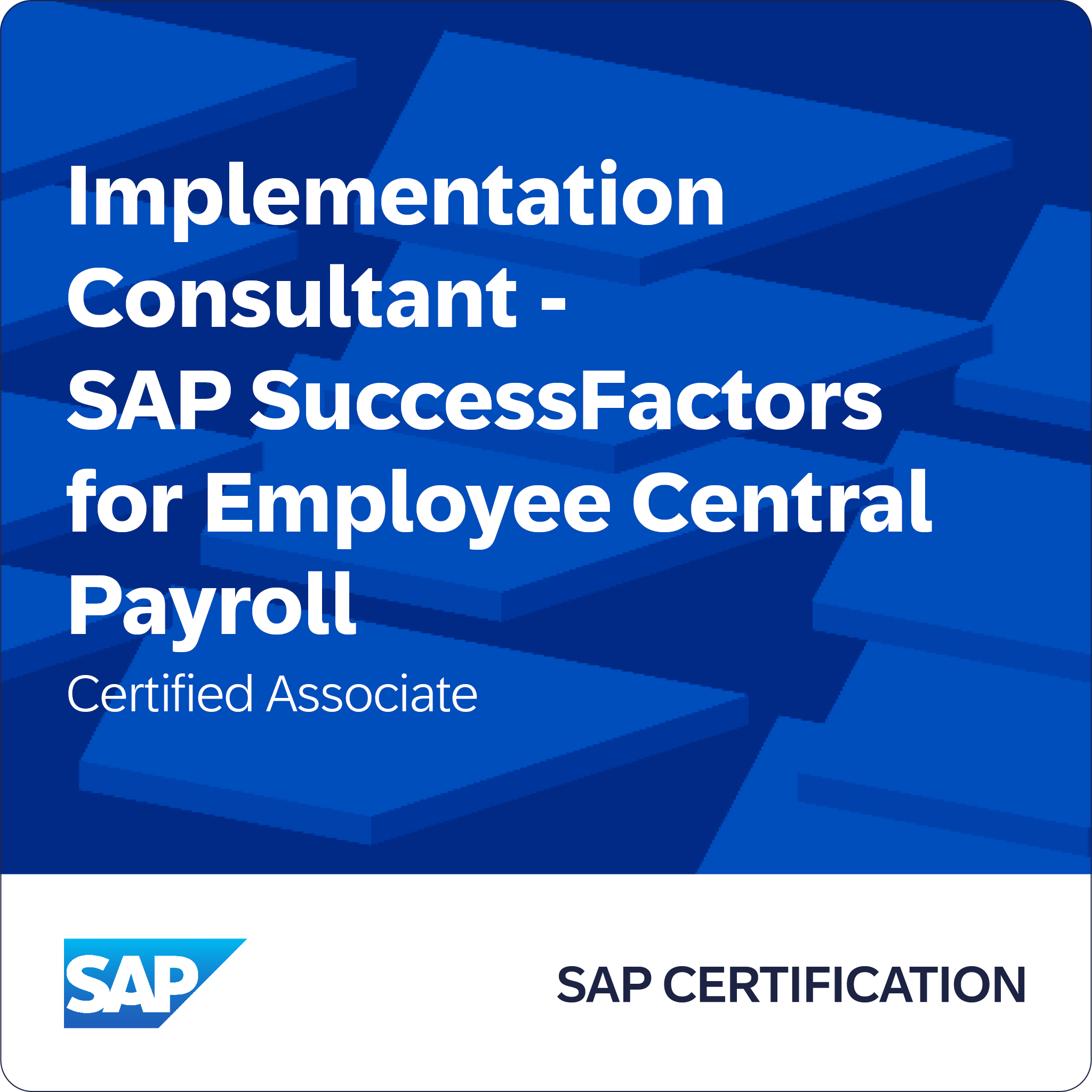 Consultant en implémentation - SAP SuccessFactors pour Employee Central Payroll