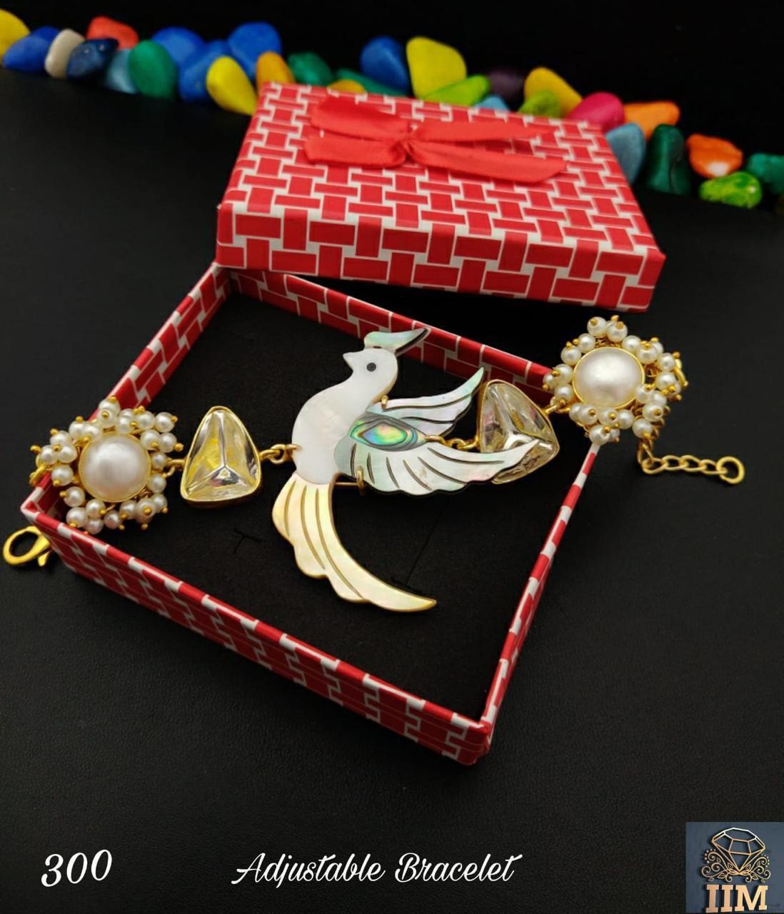 Elegant Peacock Adjustable Bracelet