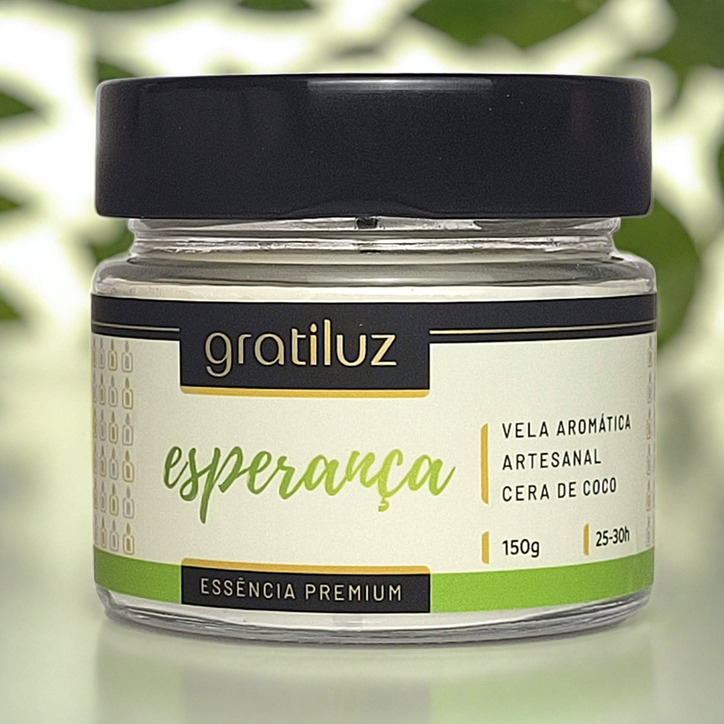 Vela Aromática Esperança – Figo & Renovação