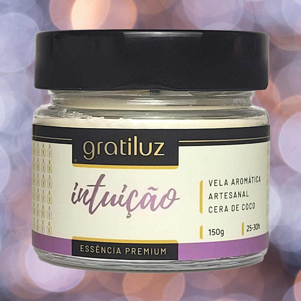 Vela Aromática Intuição – Rosa & Luz Interior
