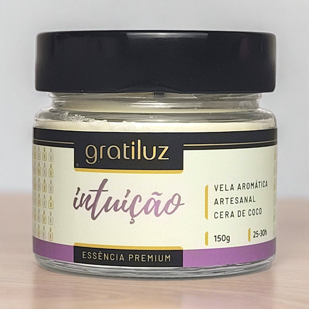 Vela Aromática Intuição – Rosa & Luz Interior