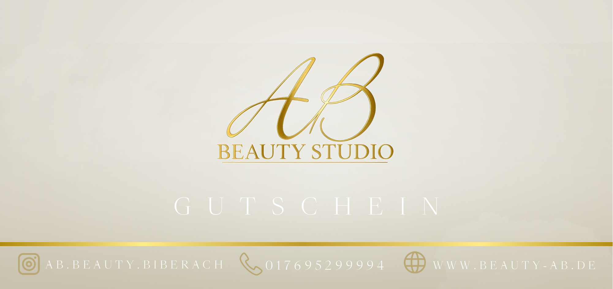 Online-Gutschein - AB BEAUTY