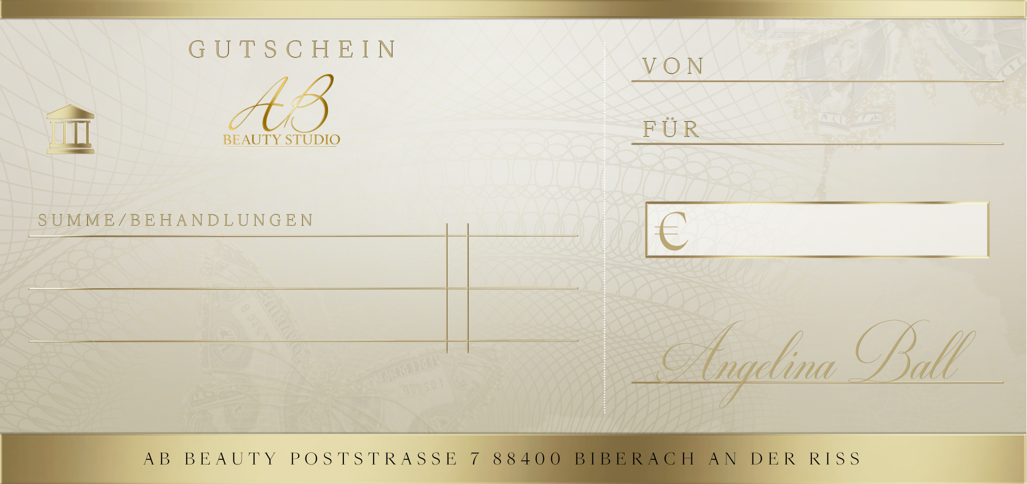 AB BEAUTY Premium Gutschein