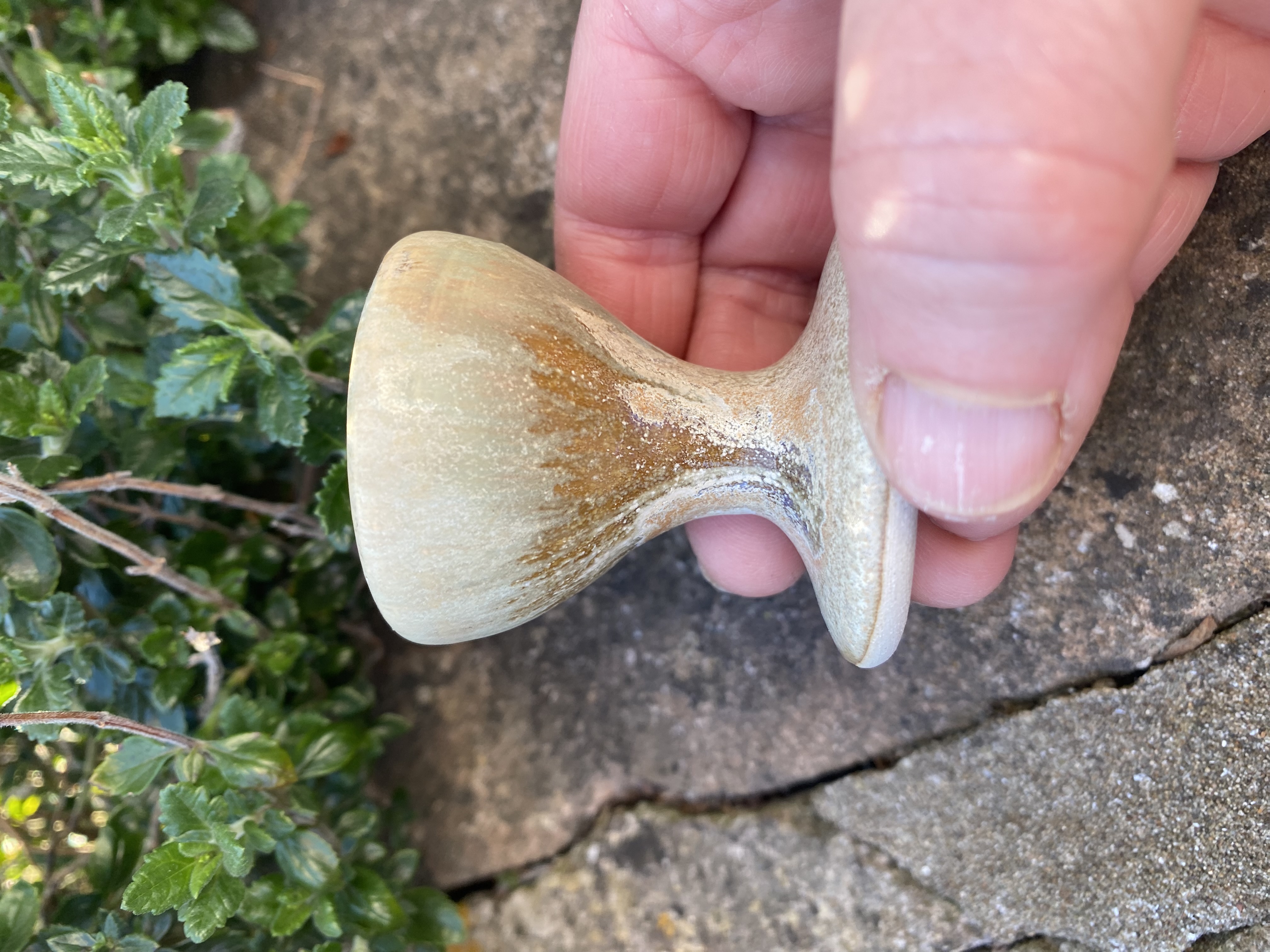 Handcrafted Ceramic Egg Cup and saucer