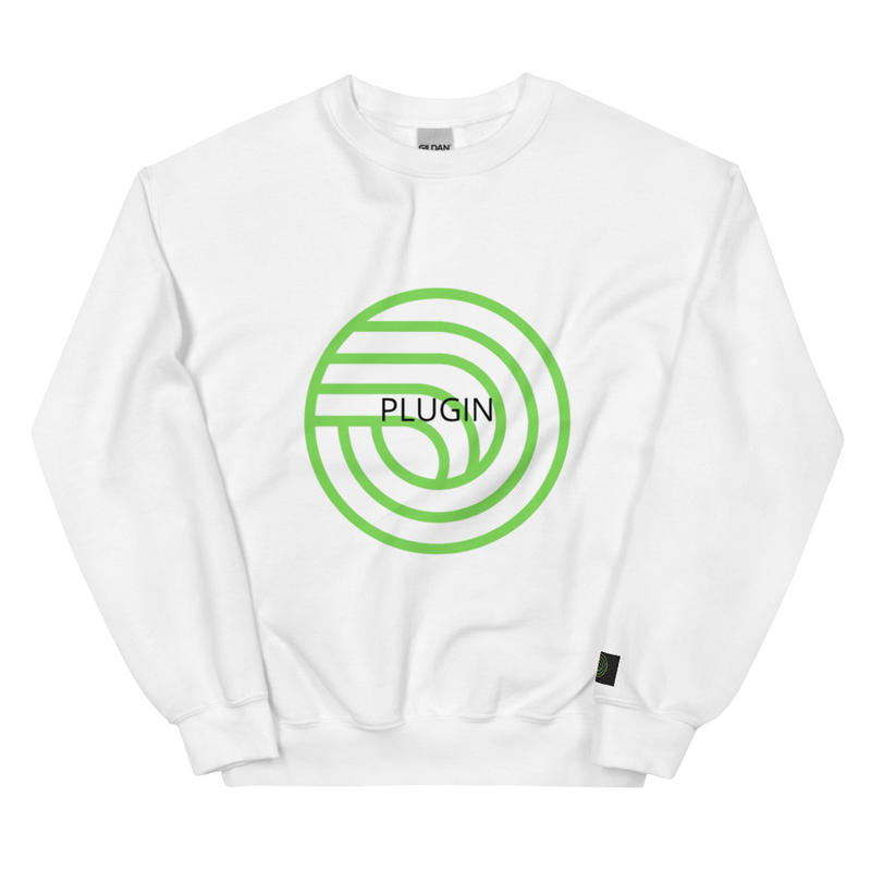 Sweat blanc PLUGIN