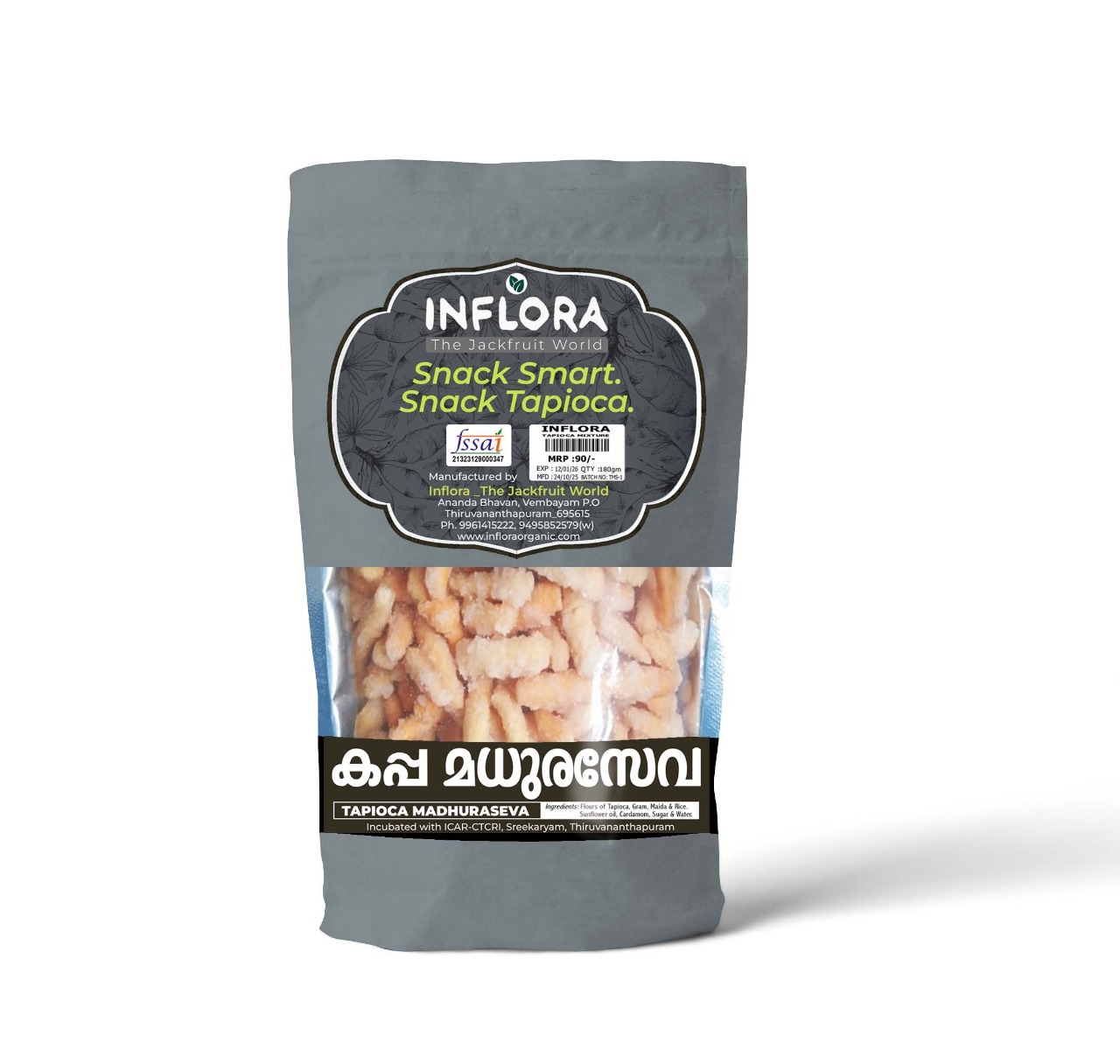 Tapioca Madhuraseva Snack