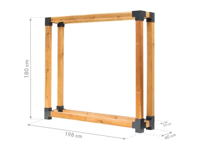 Drevený stojan na drevo Michel 4