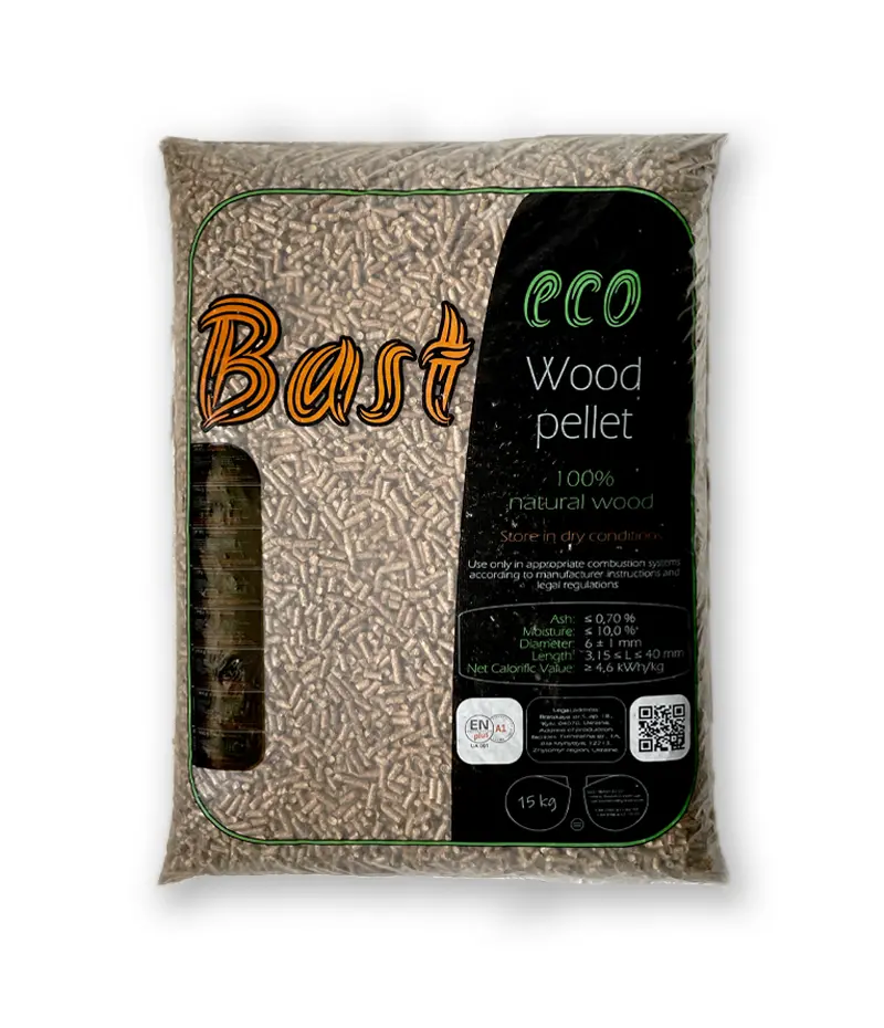 Pelety EN PLUS A1 tmavé – BAST-ECO