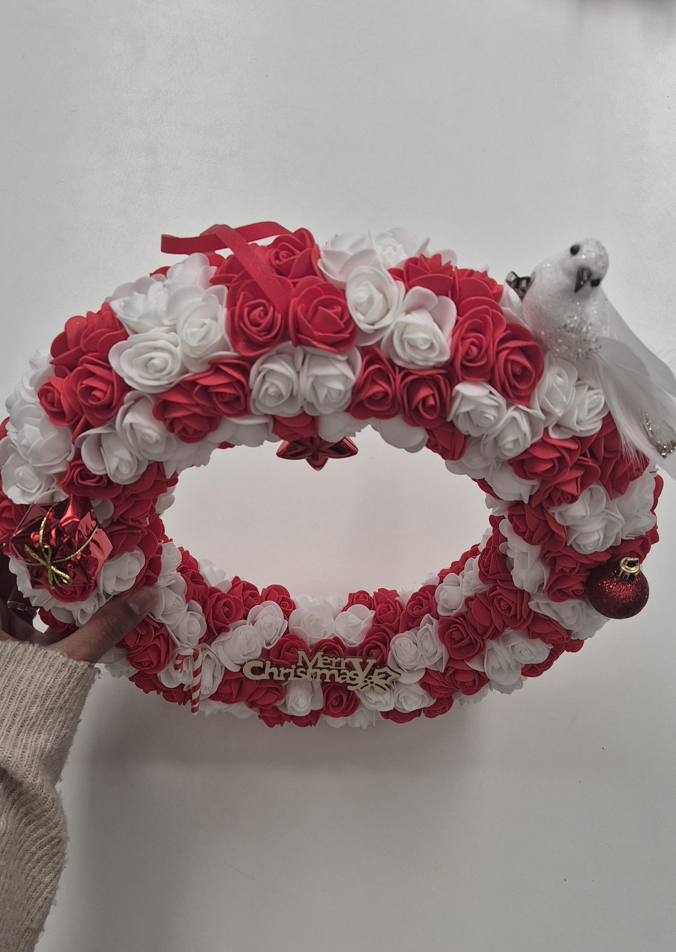 couronne de noël 30/30cm