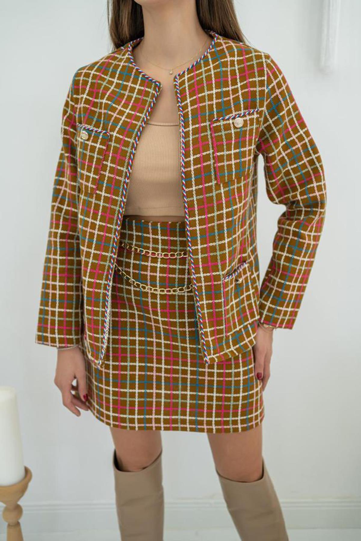 Conjunto xadrez feminino