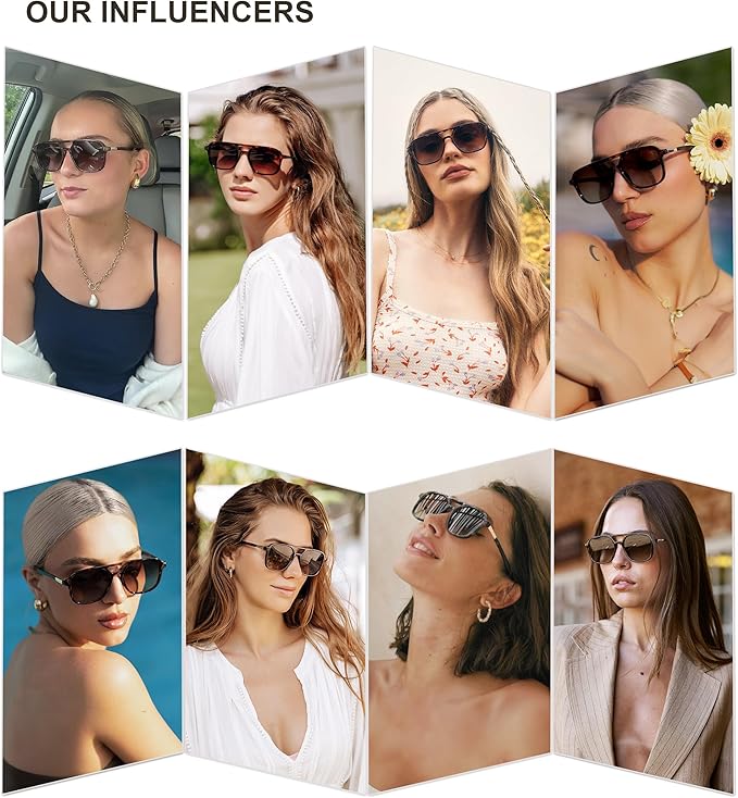 SOJOS Retro Aviator Sunglasses for Women Men