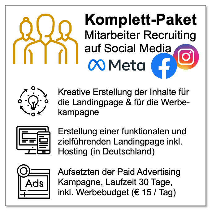 Komplett-Paket Mitarbeiter finden