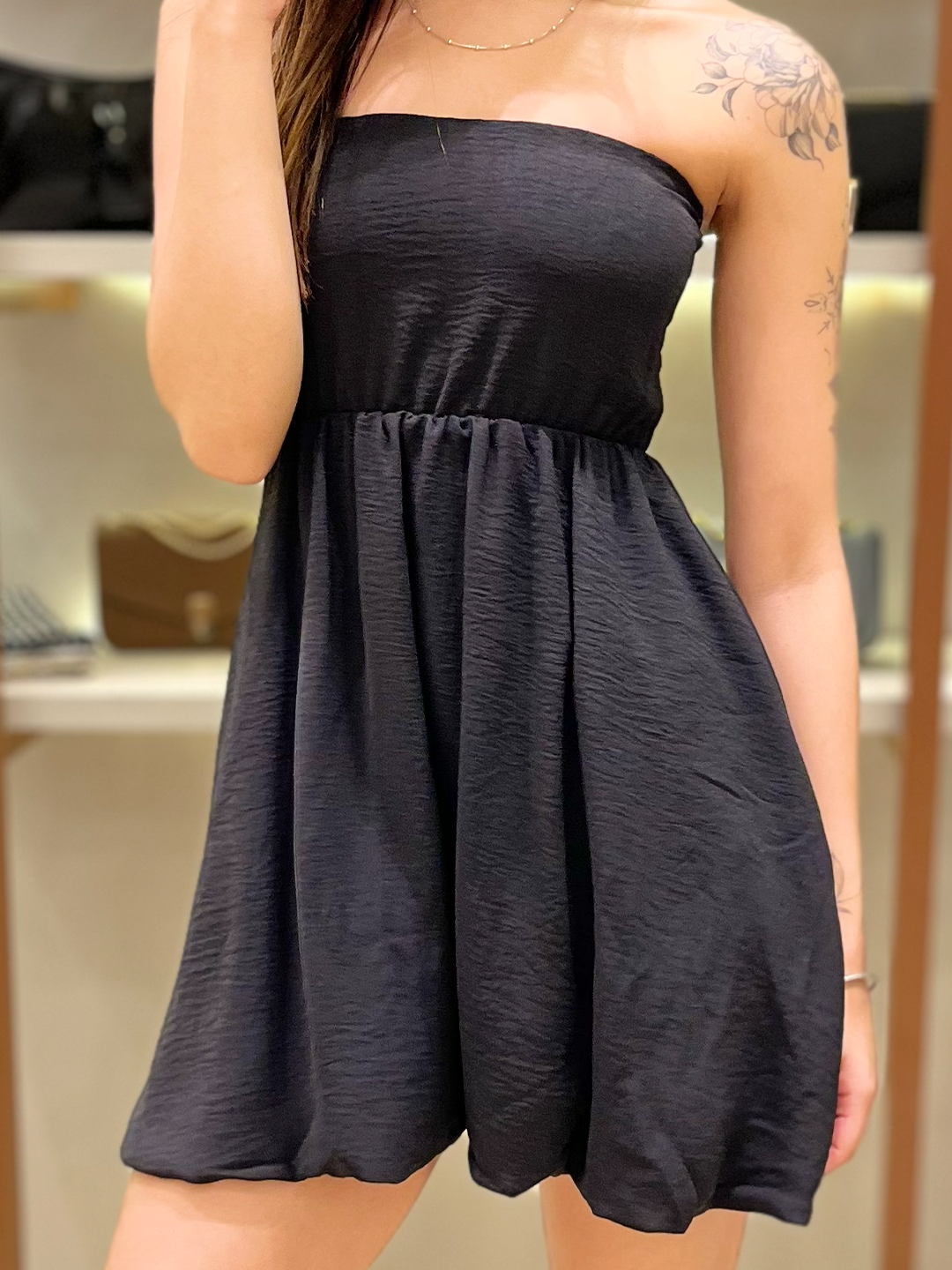 Vestido Balonê Preto