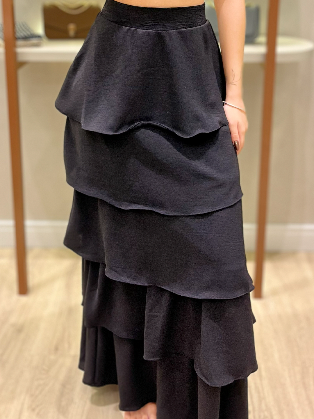 Conjunto de top e saia