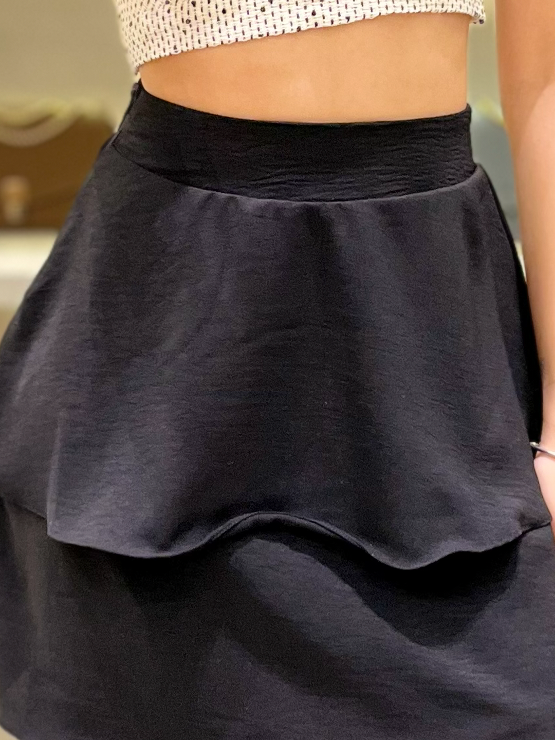 Conjunto de top e saia