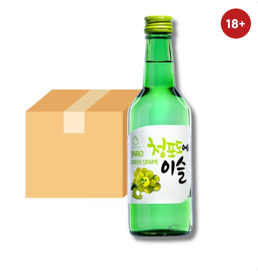 Jinro Grape Soju 청포도에이슬 (ABV 13%) (Case of 20)