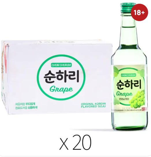 Chum Churum Grape Soju (ABV 12.0%) (Case of 20)