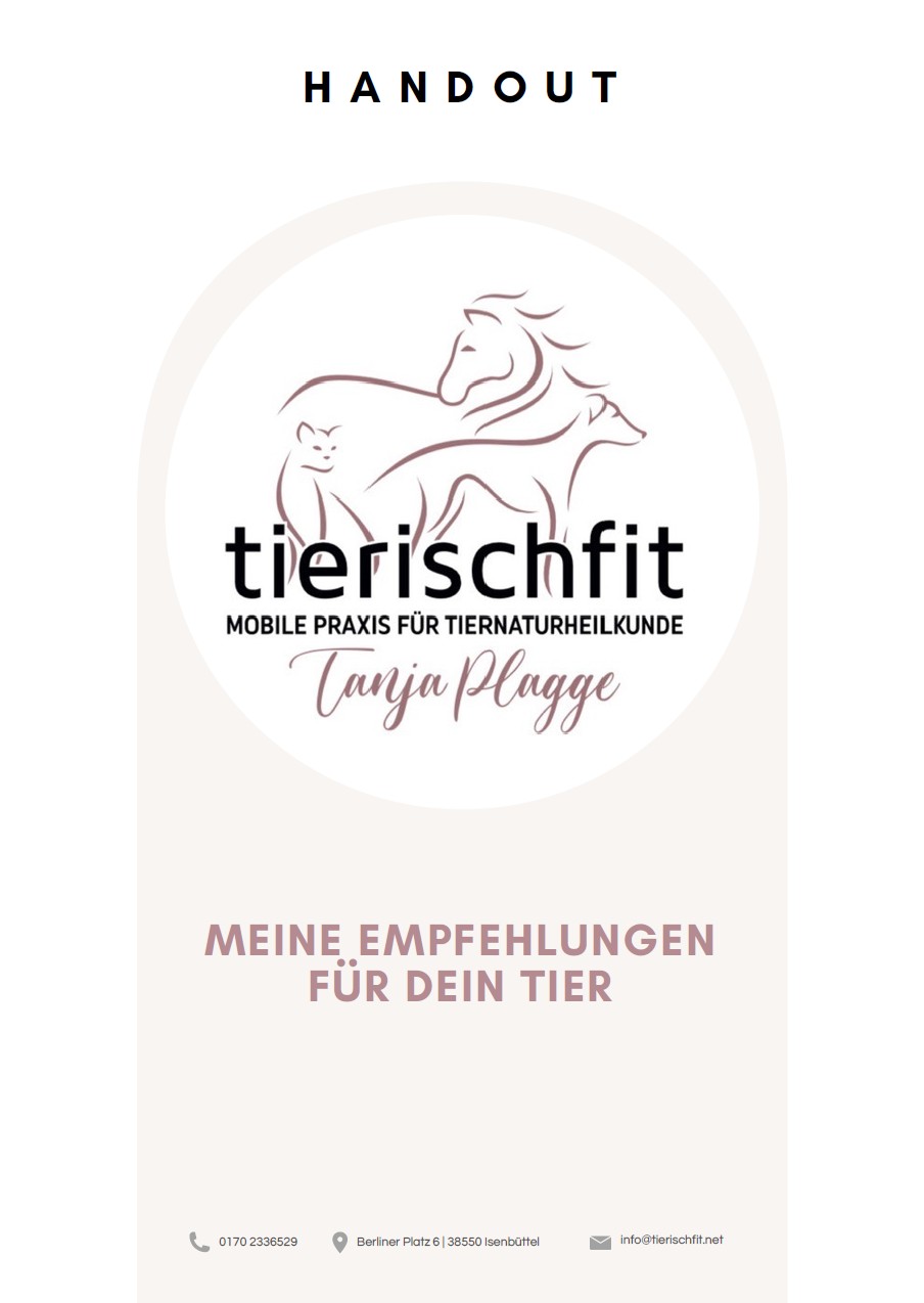 (Online-) Beratung Tiergesundheit