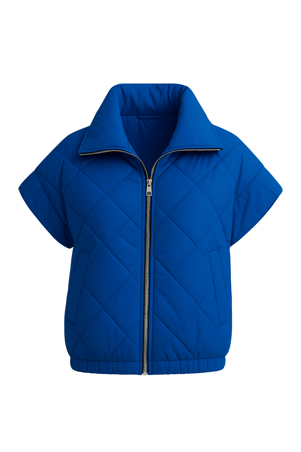 Royal Blue Short Sleeve Jacket