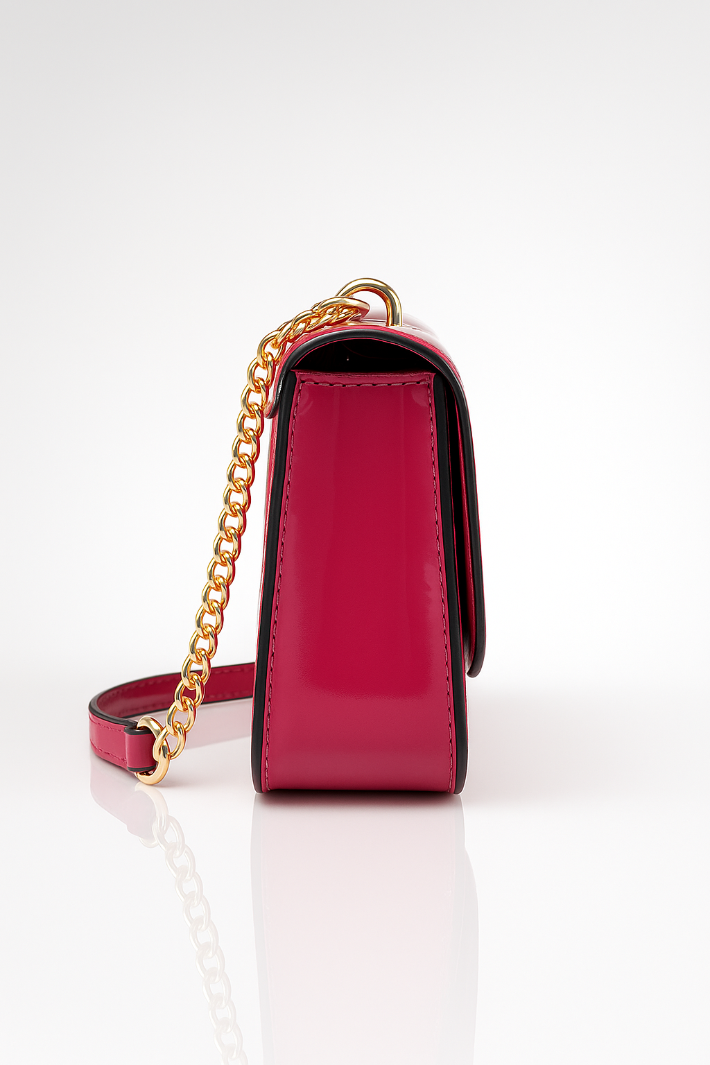 Jacques Esterel Pink Patent Leather Handbag