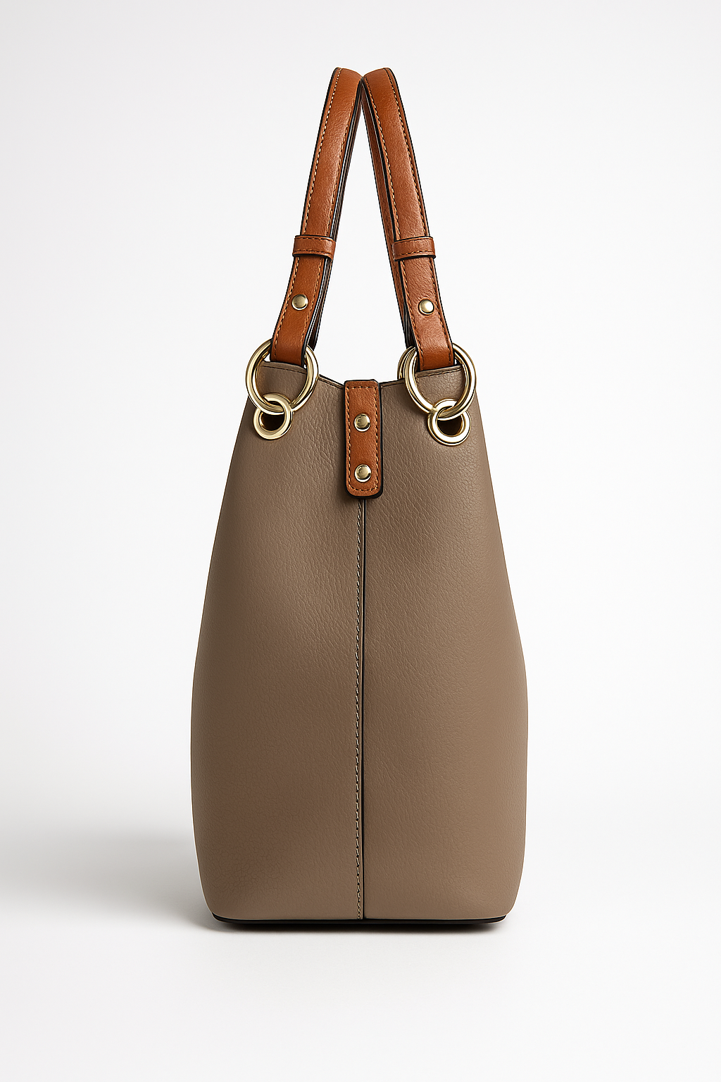 Jacques Esterel Silver Leather Tote Bag