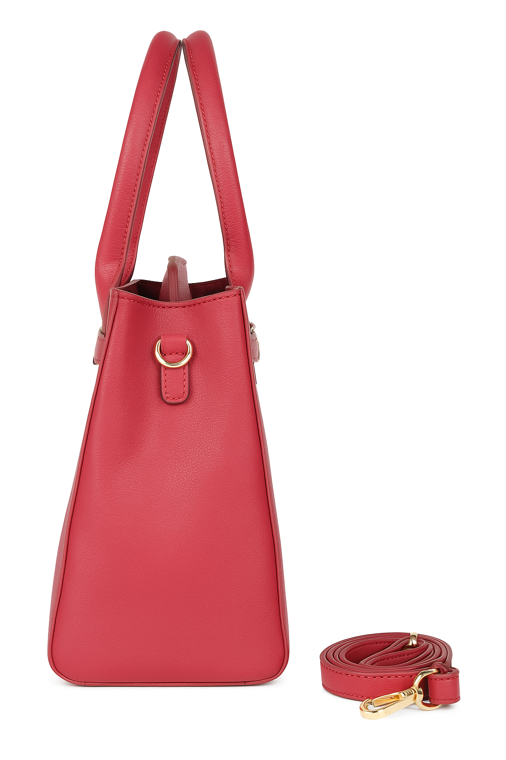 Jacques Esterel Red Leather Handbag