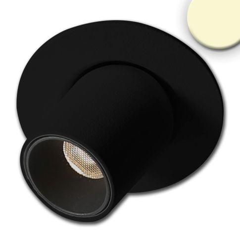 Luminaire LED encastré tube , 3W, 24V DC, dimmable