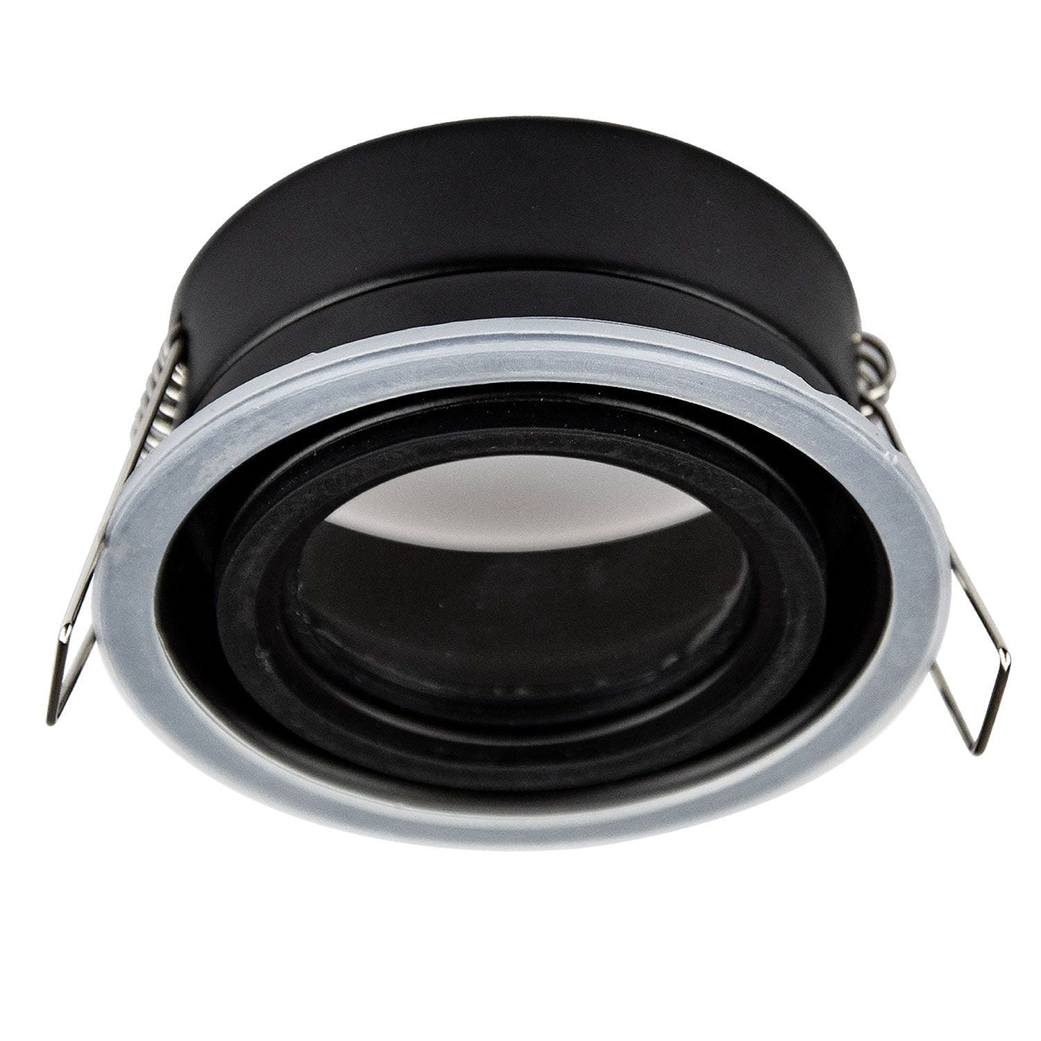 Cadre d'encastrement spots GU10, IP65, avec douille GU10 et lentille verre