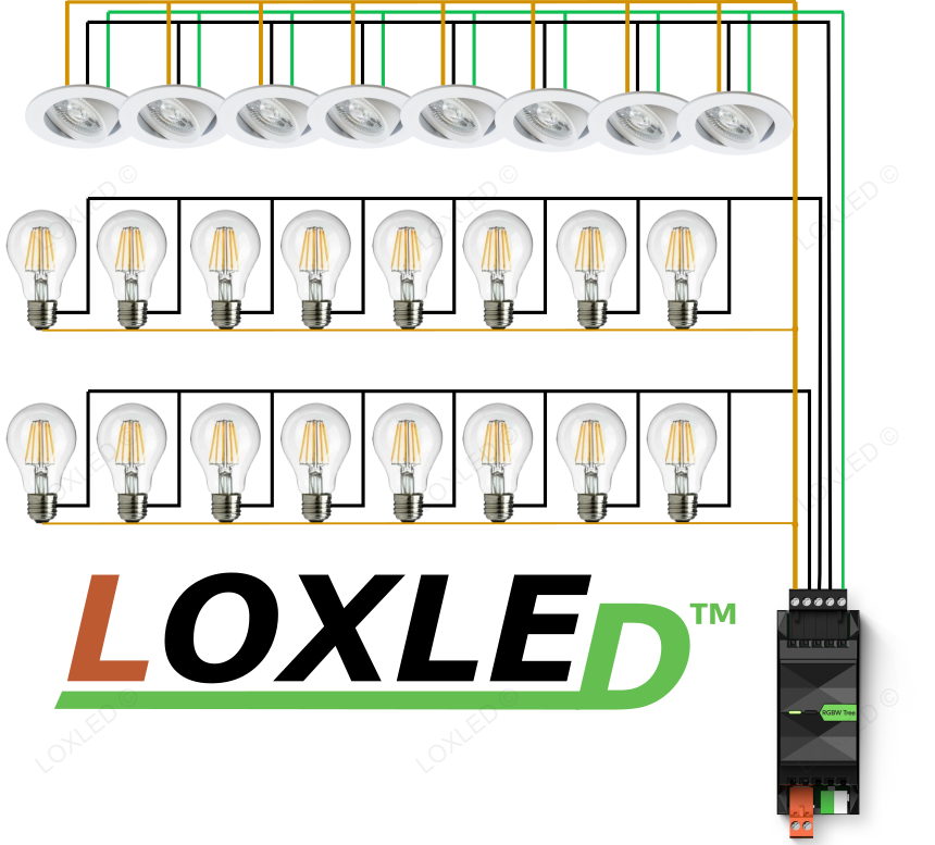 Ampoule LED E27 24V dimmable 6W A60 - 3000°K