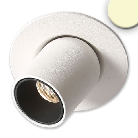 Luminaire LED encastré tube , 3W, 24V DC, dimmable