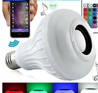 RGB LED Bulb with Bluetooth Speaker