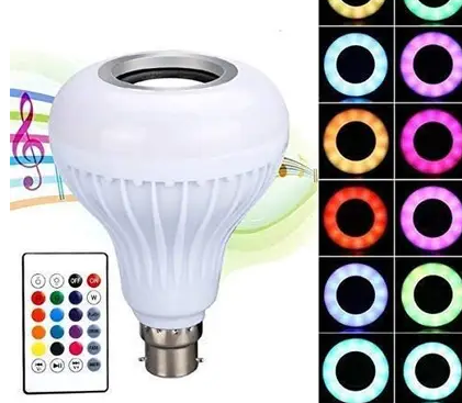 RGB LED Bulb with Bluetooth Speaker