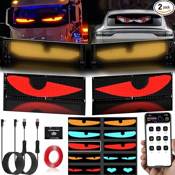 Eyes Light Sign for Cars