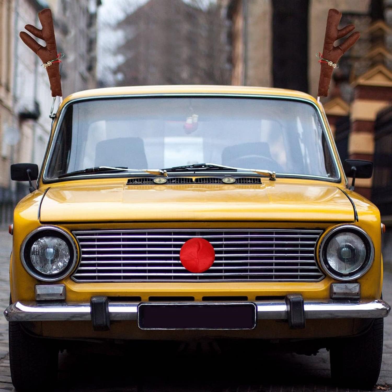 Car Reindeer Antlers & Nose