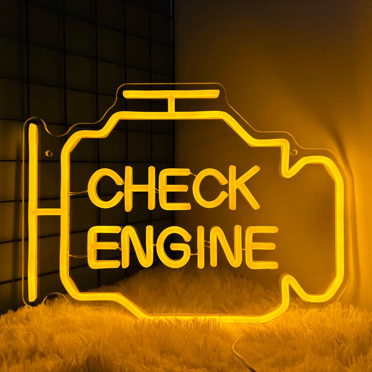 Check Engine Light Neon