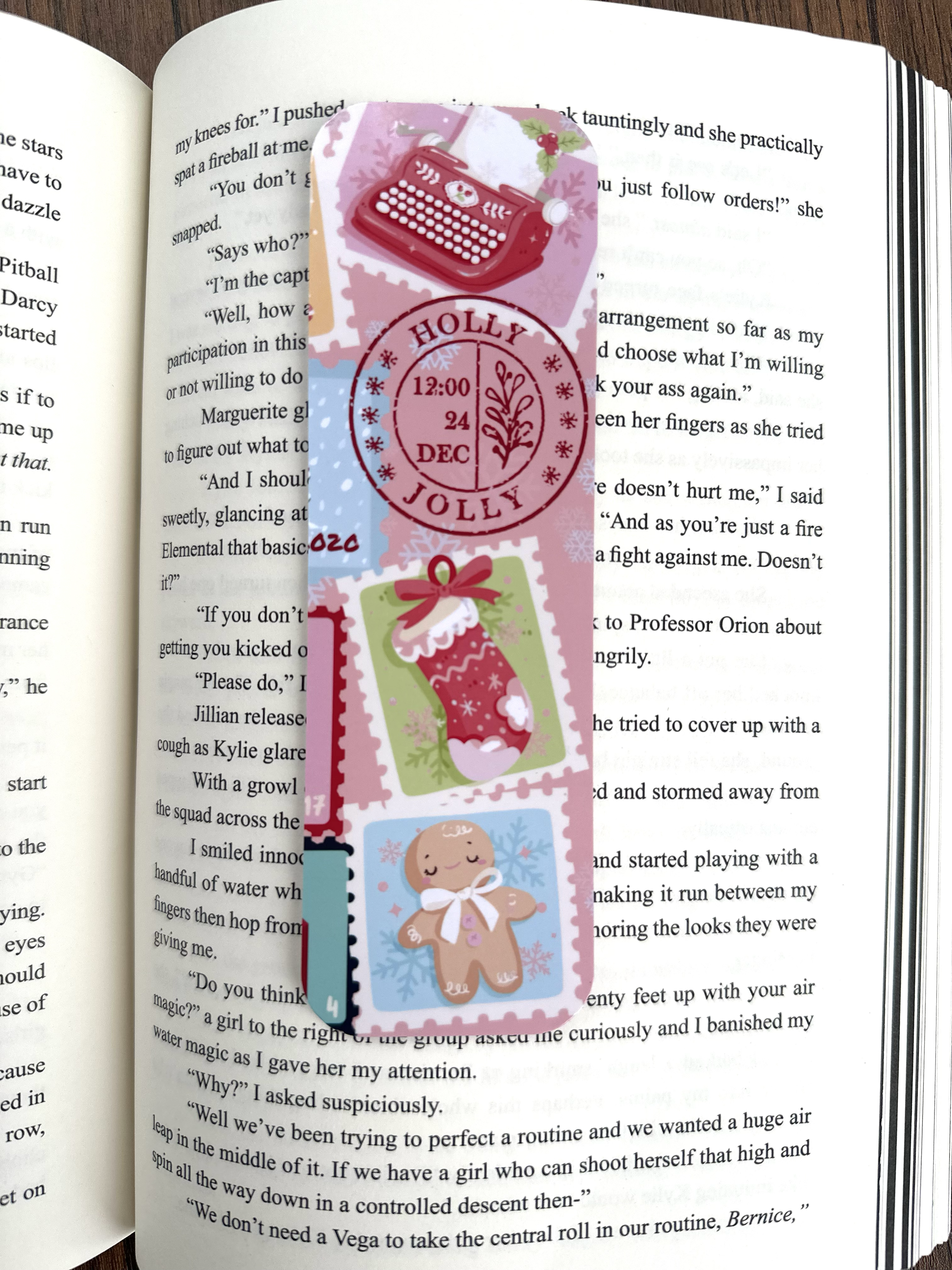 Holiday Postage Stamp Bookmarks – Set of 3 Christmas Bookmarks, Festive Reading Accessories, Cute Book Lover Gift