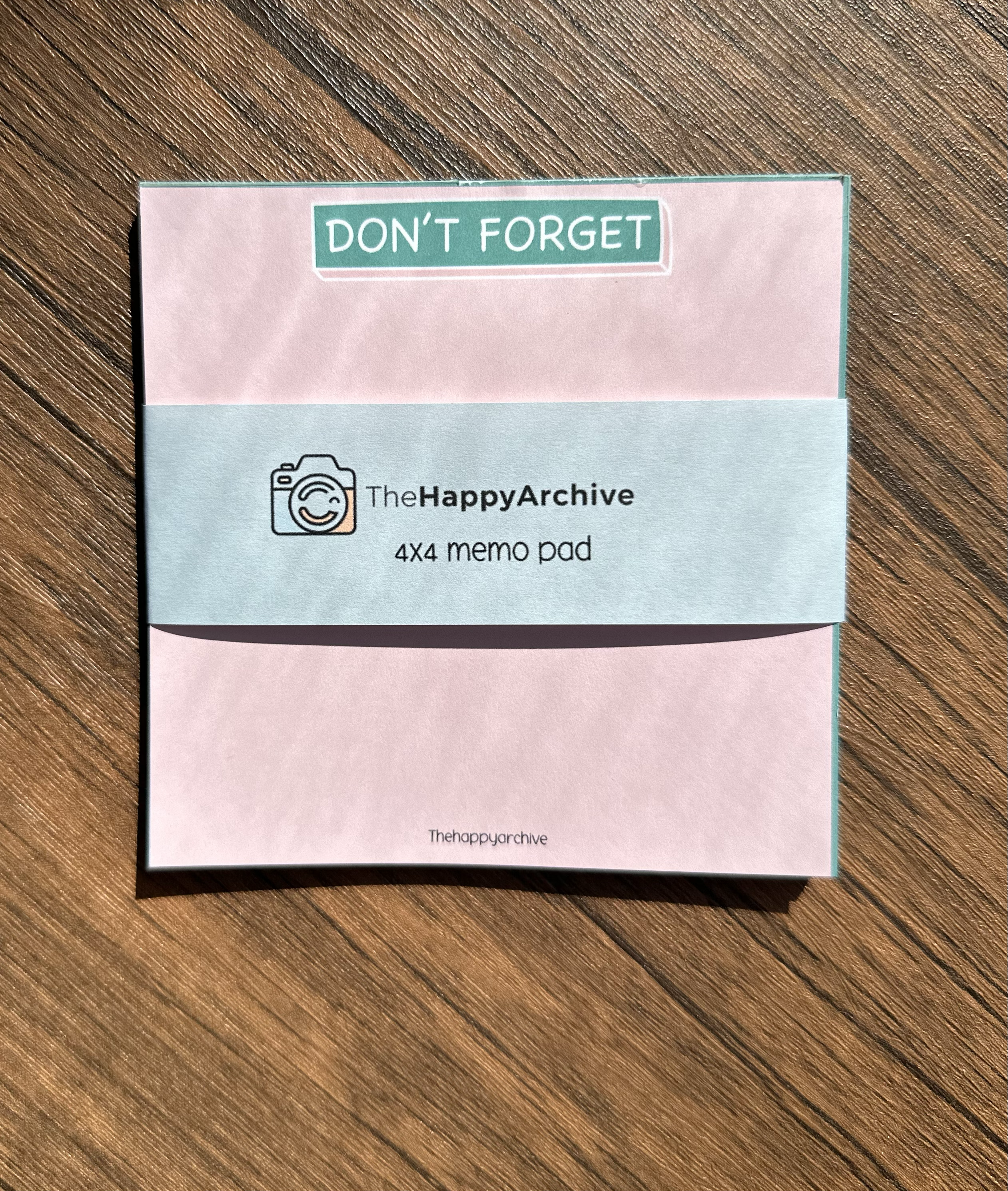 Don’t Forget 4x4 Memo Pad, Cute Reminder Notepad, Minimal Stationery Gift, Small Desk Notepad, Daily Notes Pad, Aesthetic Productivity Pad