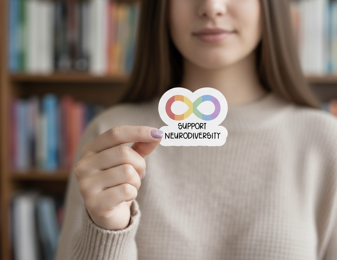 Stickers and Magnetic Bookmarks | Autism ADHD Anxiety Awareness | Inspirational Gifts that Give Back | Neurodivergent